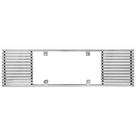 IPCW IPCW CWL-855A Billet License Plate Frame 8Mm Billet Straight Edge Extends Out 5 In.; 5 In. CWL-855A